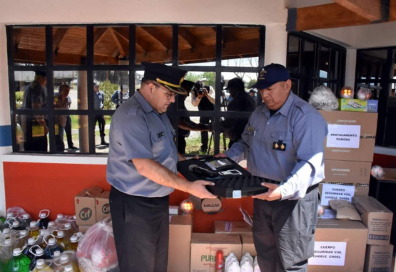 Se entregó equipamiento para los Cuerpos de Seguridad Vial del Valle Medio